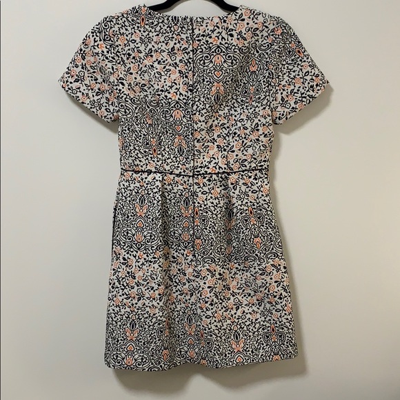 Jacquard Short-Sleeve Mini Dress - Picture 5 of 6